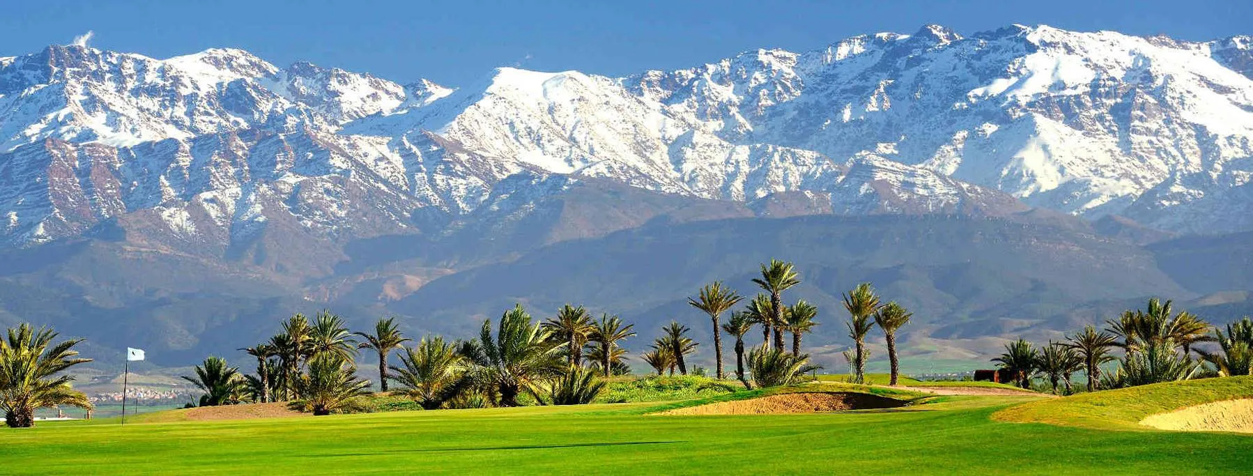Morocco golf landscape
